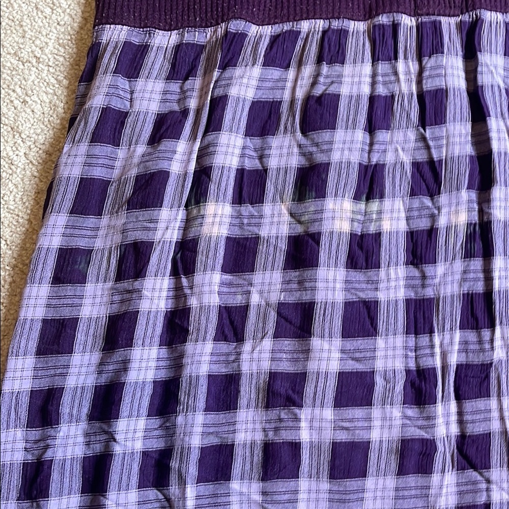Purple Sleeveless Scoop Neck Sundress - Picture 2 of 5